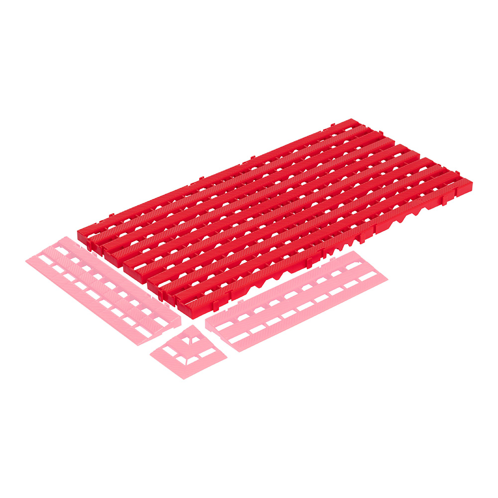 Produktbild Bodenrost rot