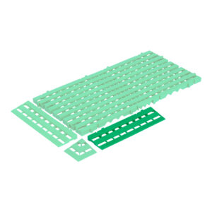 Produktbild Bodenrostrampe grün