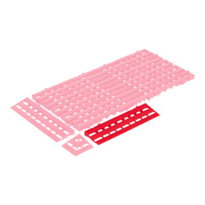 Produktbild Bodenrostrampe rot