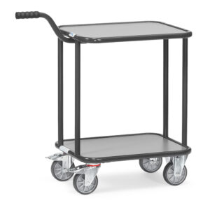 Produktbild Griffroller 250 kg 600 x 450 mm mit 2 Plattformen anthrazitgrau