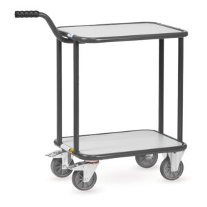 Produktbild ESD-Griffroller 250 kg 600 x 450 mm mit 2 Böden