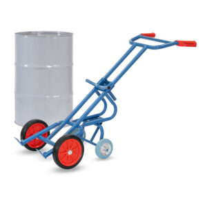 Produktbild Fasskarre 300 kg,  Vollgummi-Bereifung mit  Stützrädern