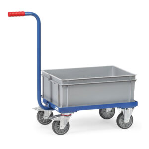 Produktbild Griffroller 200 kg 600 x 450 mm mit Kunststoffkasten