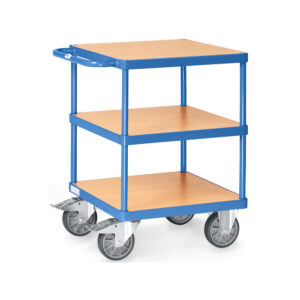 Produktbild Tischwagen 500 kg, 600 x 600 mm mit 3 Böden