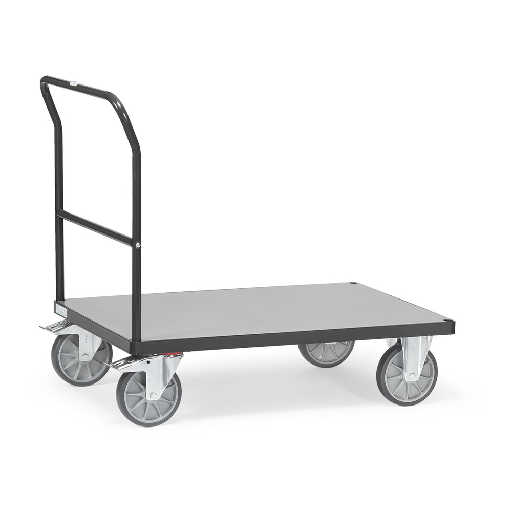Produktbild Schiebebügelwagen 600 kg, 1000 x 600 mm anthrazit