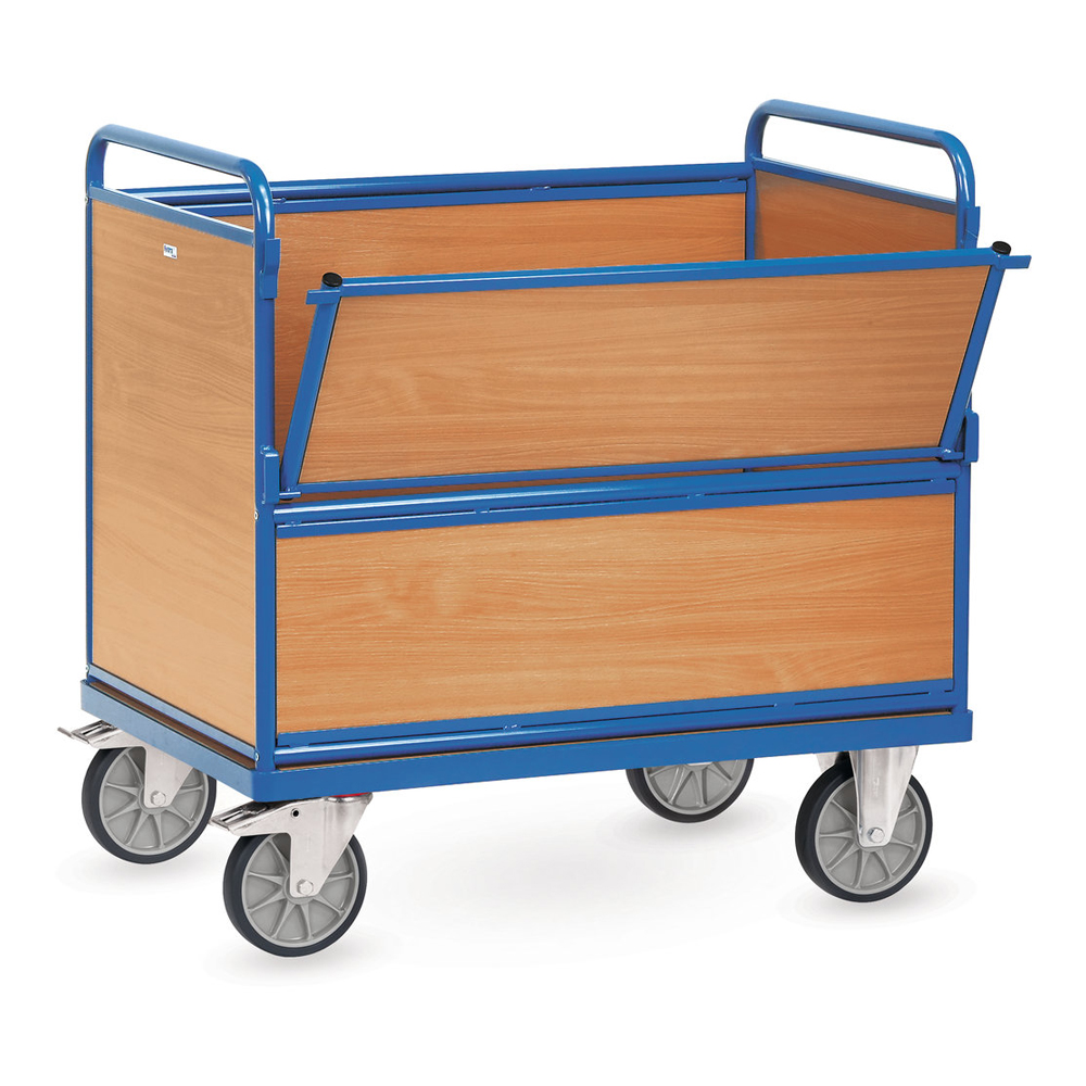 Produktbild Holzkastenwagen 600 kg, 1000 x 700 mm