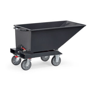 Produktbild Muldenkipper 250 Liter mit Ablasshahn anthrazitgrau