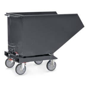 Produktbild Muldenkipper 600 Liter mit Ablasshahn anthrazitgrau