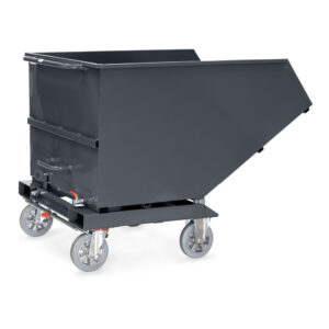 Produktbild Muldenkipper 800 Liter mit Ablasshahn anthrazitgrau