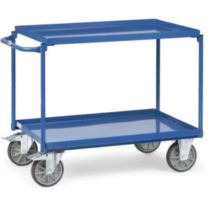 Produktbild Tischwagen 400 kg 850 x 500 mm mit 2 Auffangwannen