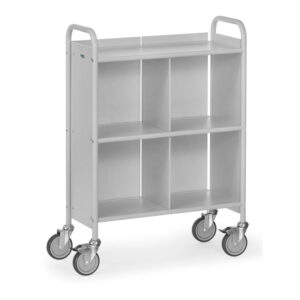 Produktbild Bürowagen mit Mitteltrennwand und Rückwand 720 x 350 mm