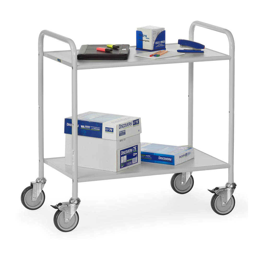 Produktbild Bürowagen 800 x 500 mm mit 2 Fachböden