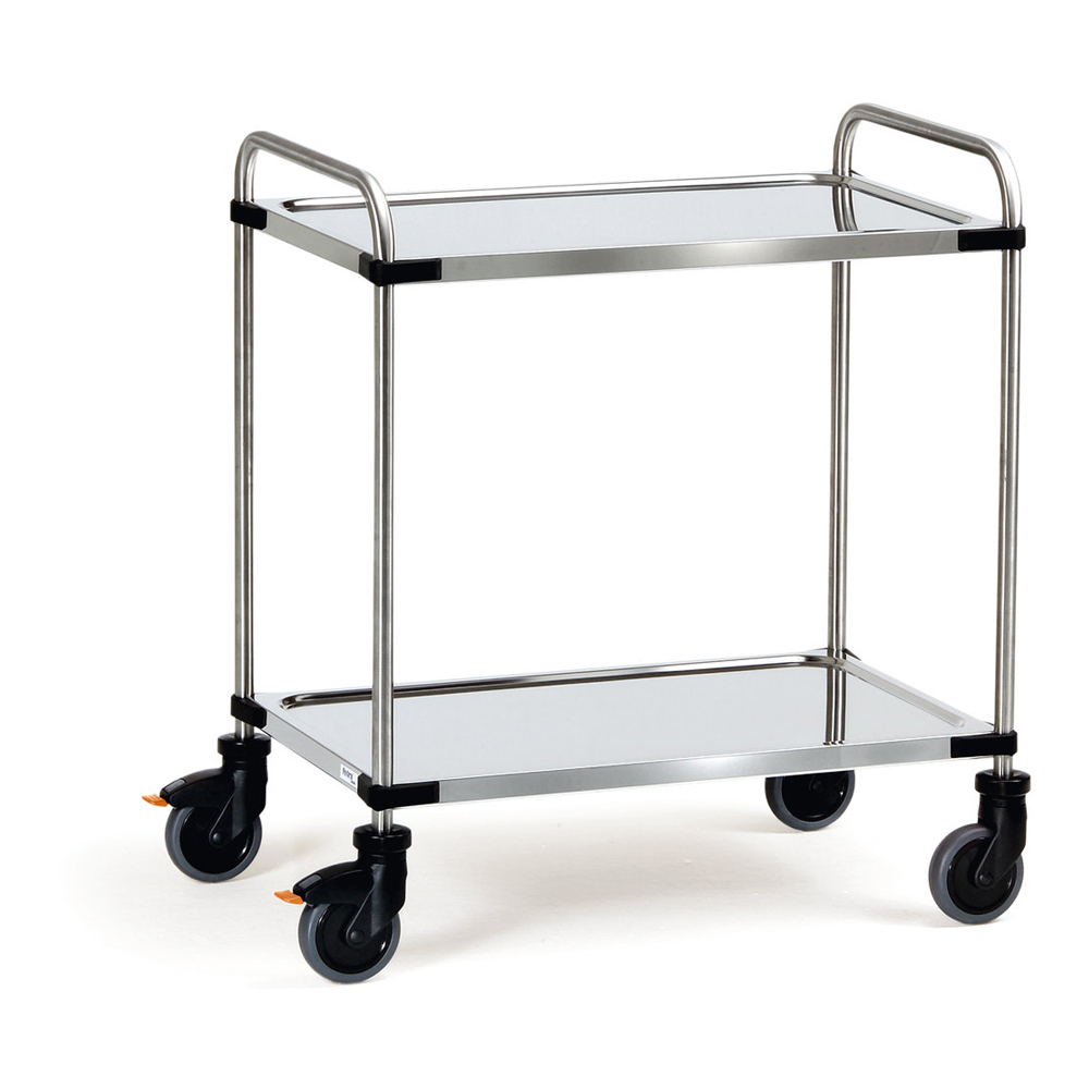 Produktbild Edelstahlwagen 120 kg 630 x 400 mm