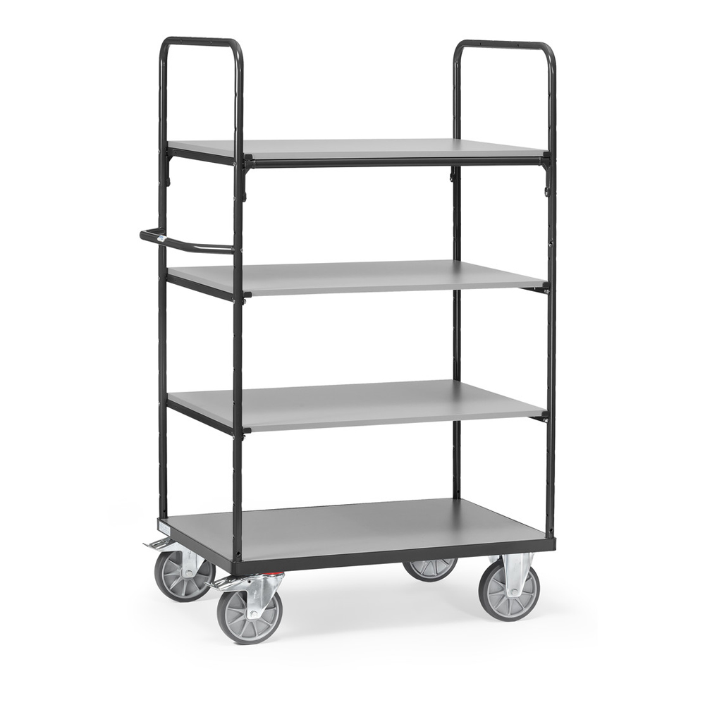 Produktbild Etagenwagen 600 kg, 1000 x 600 mm anthrazitgrau