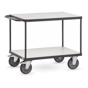 Produktbild ESD-Tischwagen 600 kg, 1000 x 700 mm mit 2 Böden
