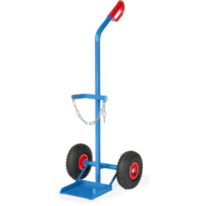 Produktbild Stahlflaschenkarren 100 kg, mit Luftbereifung
