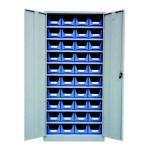 Produktbild Schrank mit Türen und Sichtlagerkästen FA