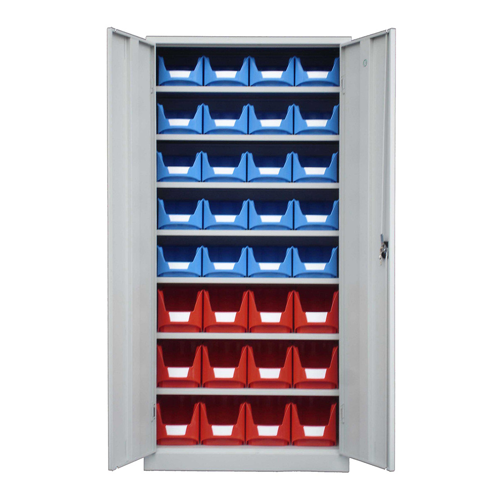 Produktbild Schrank mit Türen und Sichtlagerkästen FA-3Z und FA-3