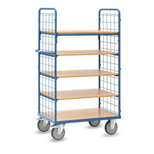 Produktbild Etagenwagen mit Drahtgitterwänden, 1000x600 mm