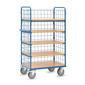 Produktbild Etagenwagen mit Drahtgitterwänden, 1000x600 mm