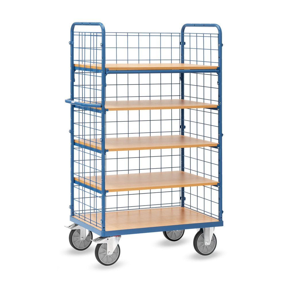 Produktbild Etagenwagen mit Drahtgitterwänden, 1000x600 mm
