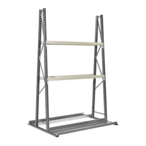Produktbild Vertikal-Grundregal doppelseitig 1500 x (2x340)  grau