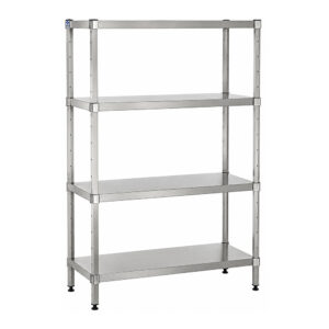Produktbild Grundregal 2000 x1000 x 500 Chromstahlregal 4 Böden