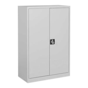 Produktbild Materialschrank lichtgrau 1200 x 800 x 380 mm mit Türen