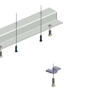 Produktbild Befestigungssatz für Schubladenblöcke 30 & 35